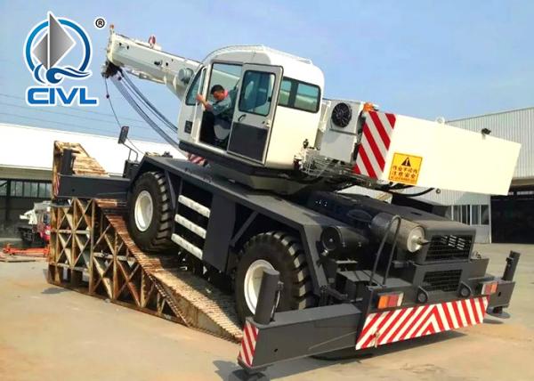 Rough Telescopic Boom Crane Vehicle Crane All Terrain 25t New Off-Road Tire Crane Rt25 190HP Engine