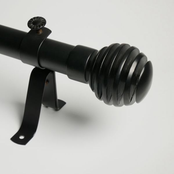 Paint Treatment Aluminum Alloy Adjustable Curtain Rod Knobs