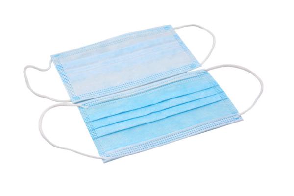 Biodegradable 3 Ply Face Mask Non Sterile Comfortable Ear Loops For Outdoor