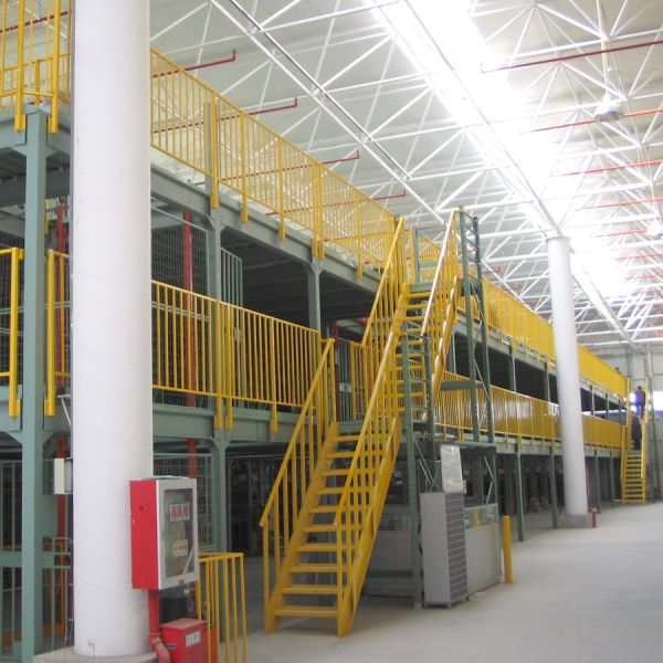 Heavy Duty Mesh Multi Tier Mezzanine , Warehouse Racking Mezzanine