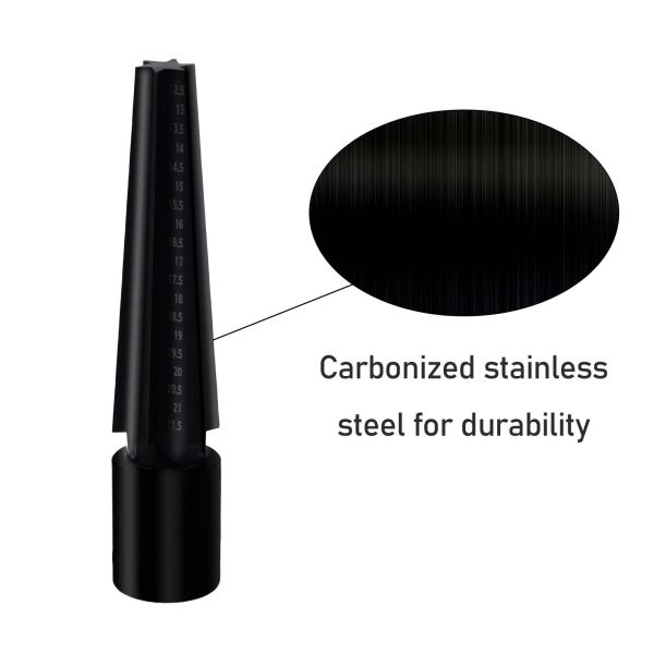 Filer кольца воска высекая правителя ручки пальца пластмассы и нержавеющей стали резца