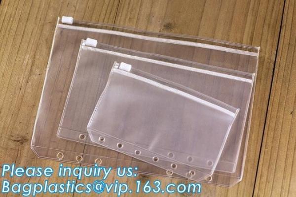 Biodegradable Page Banknotes Postage Stamp Pockets Transparent PVC Money Album Loose-leaf Sheet Holders page bags holder