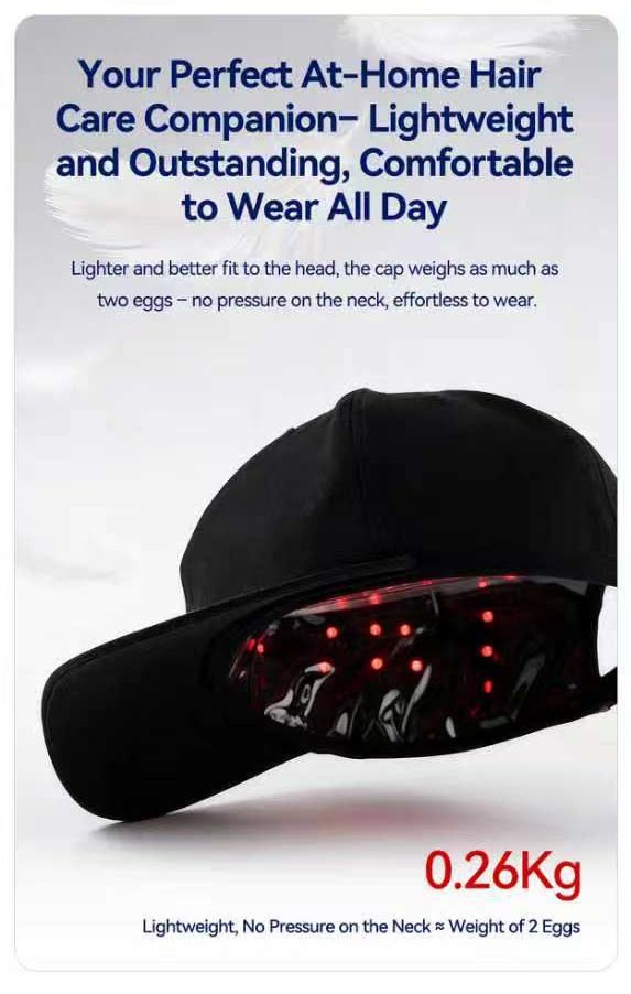 Home Use Red Light Therapy Hair Regrowth Scalp Treatment 660nm 850nm LED Hair Growth Caps