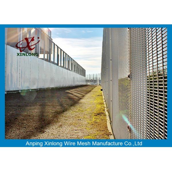 Anti Climb Fence Panels , Security Fencing Mesh With 4mm Wire Diameter