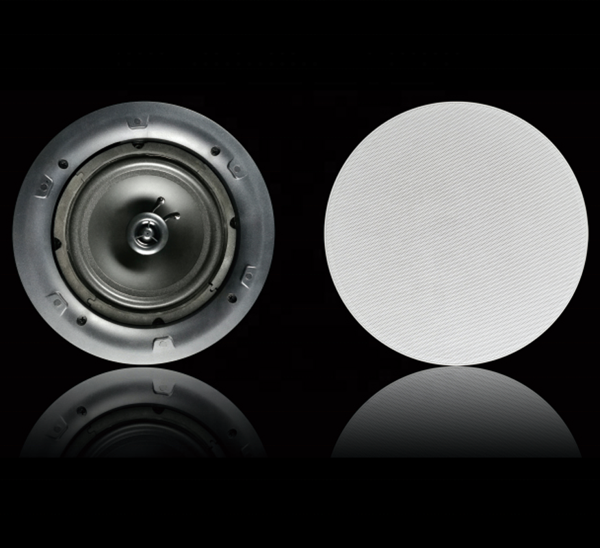 White 8ohm 20w Ceiling Speaker Coaxial 4 Inch PA System OEM ODM