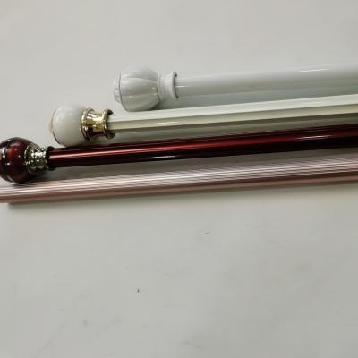 cortina galvanizada 0.45mm ajustável de prata Rod da tubulação da casa de 6.3m