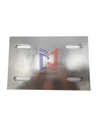 Panneau galvanisé 200*300mm encastré pour système de support de façade