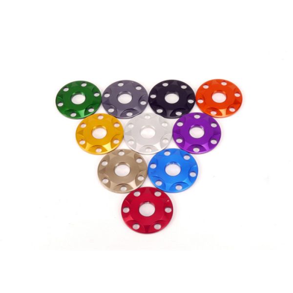 Gr5 Hollow Titanium Gasket Washer Exhaust Washer Gold Color M6 O Ring