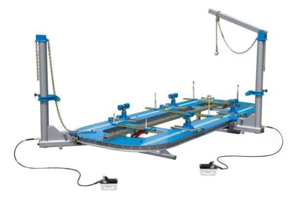 5328mm Collision Car Bench / Automobile Collision Measuring Systems