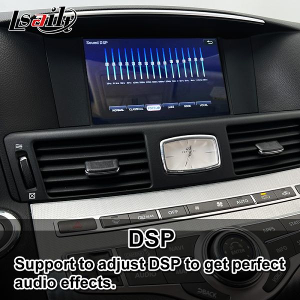 8G Qualcomm Android мультимедийный интерфейс для Infiniti Q70 M45 M25 2010- беспроводной CarPlay Box, Android Auto, NetFlix