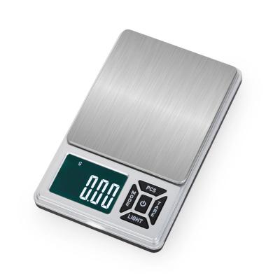 Soutien personnalisé 1 kg Balance numérique électronique mini poche pour le pesage de bijoux en or