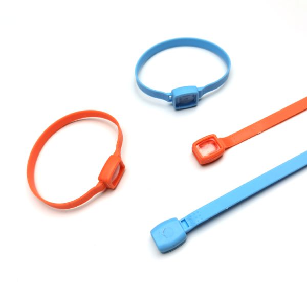 High Strength 194 N Plastic Security Seal with 222 mm Overall Length and PP PC Material for Secure Cargo