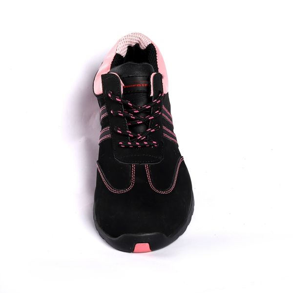 Fly Knit Fabric Upper Low Cut Safety Shoes Slip Resistant Rubber Outsole Comfortable EVA Insole