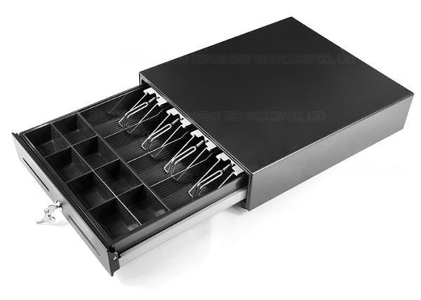 Portable 6V 12V ECR Electronic Cash Drawer Money Case Removable Tray 14.1 Inch 360A
