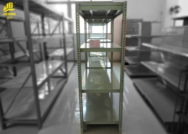 Straight Arm Anti Corrosion Industrial Storage Shelves Racks Gray Colour 2.4M High