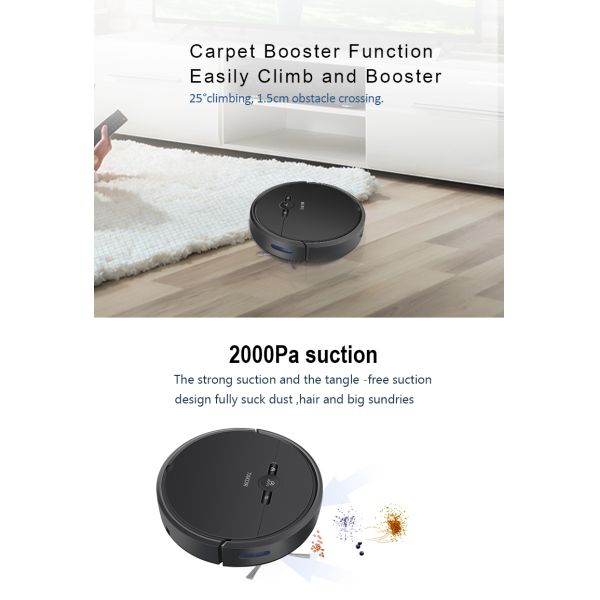 12V Cheaper Automatic Robot Vacuum Cleaner ABS Material With Smart Cleaning Mode