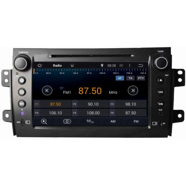 Ouchuangbo Auto Stereo DVD Multimedia Kit for Suzuki SX4 2006-2012 Android 4.4 GPS Nav Radio Player OCB-8072D