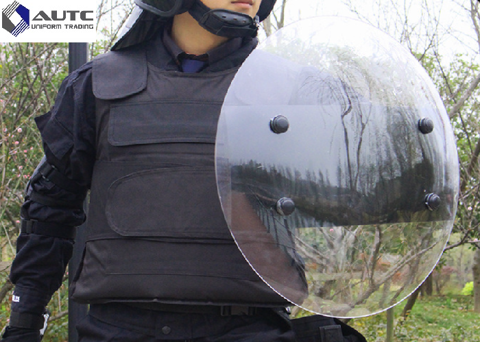 Экрана бунта алюминиевого сплава доказательство насилия бунта пуленепробиваемого анти- прозрачное