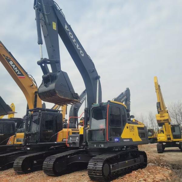 Used VOLVO EC240 Crawler Excavator Original Volvo 24 Ton Digger With Good Condition