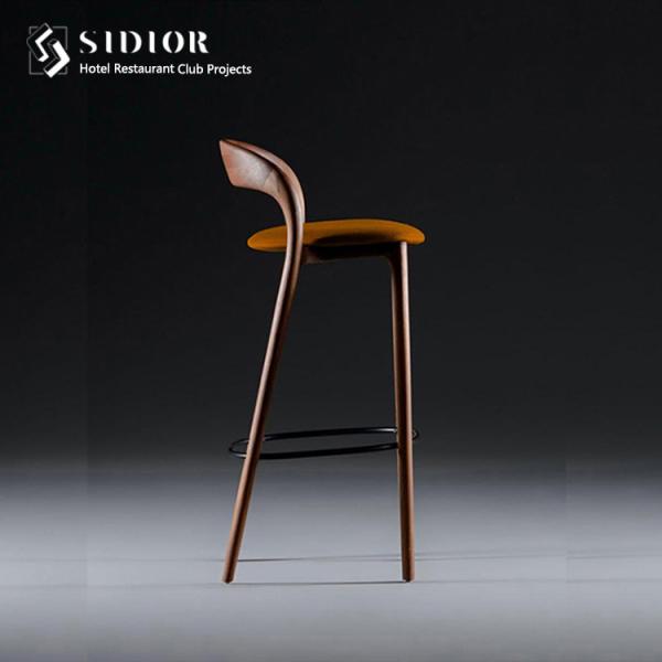 Hot Sell Bar Chair, Bar Stool, High Chair, Club Stool Chair, Hotel Chair, Restaurant Chair, Solid Wood Frame