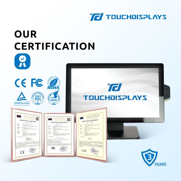 1366×768 Resolution 18.5 inch Touch Screen Toll System