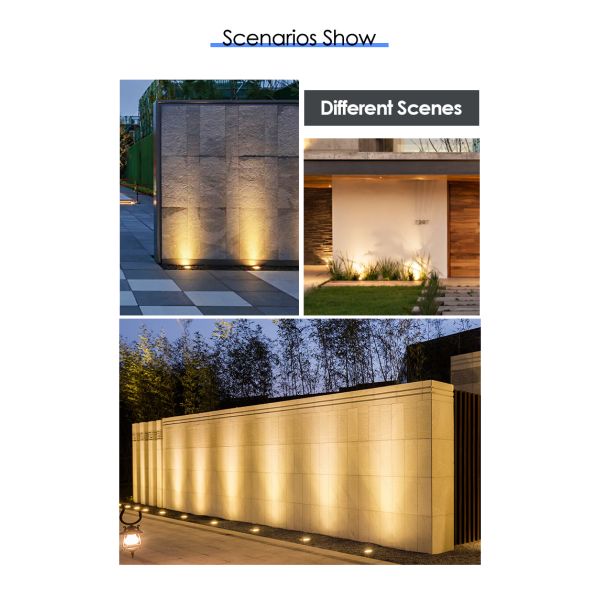 Радостный партнер низкое напряжение 12-24В 6W теплый белый палуба Шаг садовые огни для ландшафтного декорации