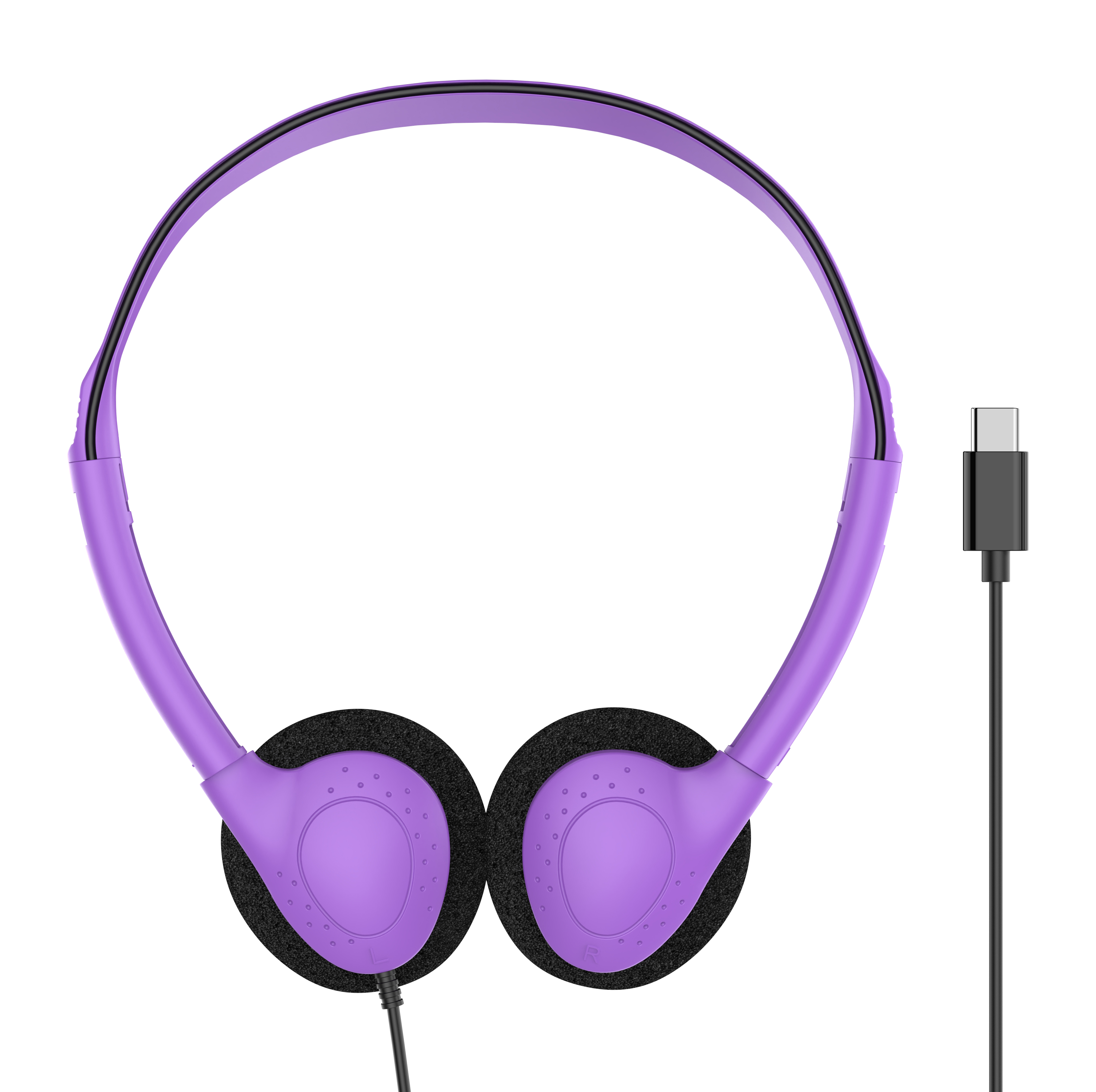 857 Lightweight wired in headphones, 3.5mm jack/C-type plug can be customized for stereo headphones, OEM/ODM customized multi-color headphones, suitable for laptops in aviation museums, school offices