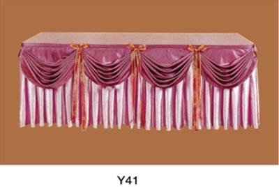 CHEAP PRICE!! Wholesale white round plain polyester weddingtable cloth (Y-41)
