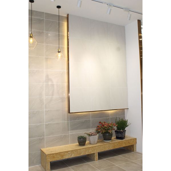 Anti Dirty Grey Kitchen Wall Tiles Non - Radioactive High Resistance To Abrasion