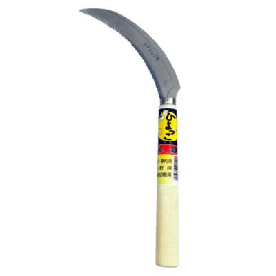customized support ODM in 2024 6.5 SI206G Stainless blade sickle with wooden handle