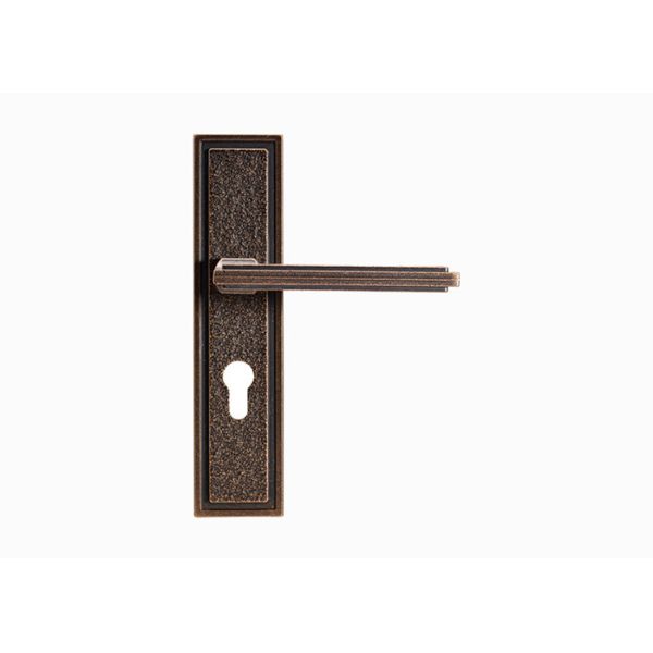 Interior Bedroom Lever Door Handles 133mm Length Bathroom Door Lock Set