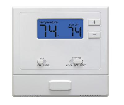 Termostato não programável do condicionador de ar da bomba de calor de 2 fases para casas 
