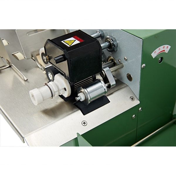 Máquina de impresión por prensas térmicas de grado automático MFG EXP fecha de codificación con embalaje de papel