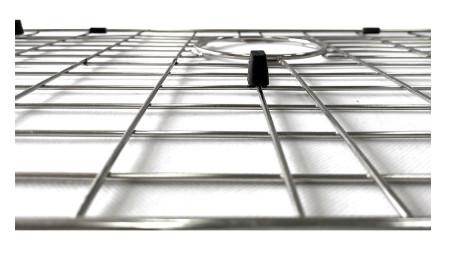 Do dissipador de aço inoxidável do fio de metal dos acessórios 304 da banca da cozinha grade inferior de lustro eletrolítica