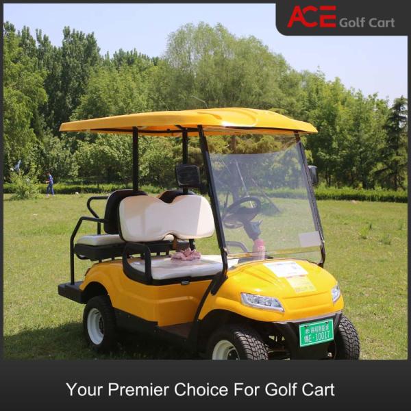 Multiple Colors 4 Seater Golf Cart With Self Adjusting Steering System
