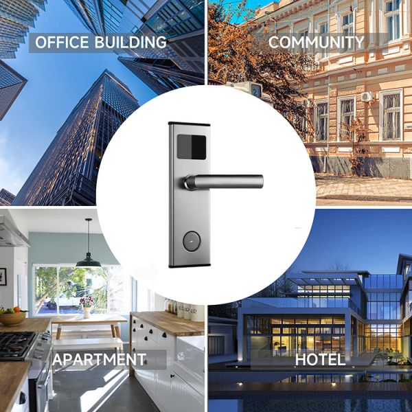 замки ключевой карты гостиницы нержавеющей стали 240*78mm с кодировщиком карты