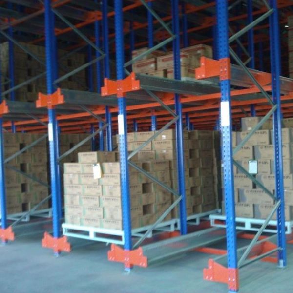 Professional Pallet Shuttle System , Storage Warehouse Racking System CE Approved