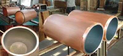 Ceramic Coating Copper Mould Tube For CCM Parabolic Taper Square Type High Withdrawal Speed