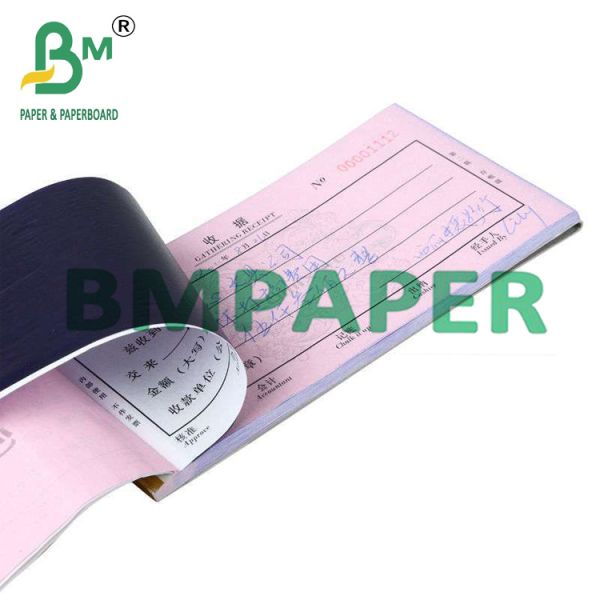 8.5 x 11 Inch White Pink NCR Carbonless Copy Paper For Dot Matrix Printers