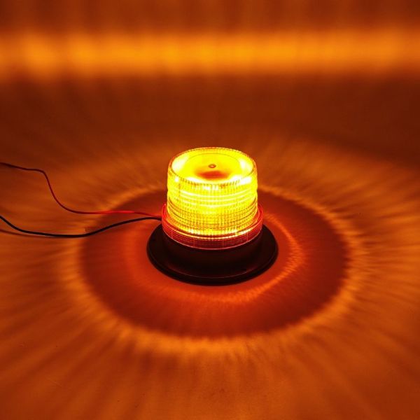 DC 10-110V LED Rotary Flashing Strobe Warning Light Flashing Beacon Light