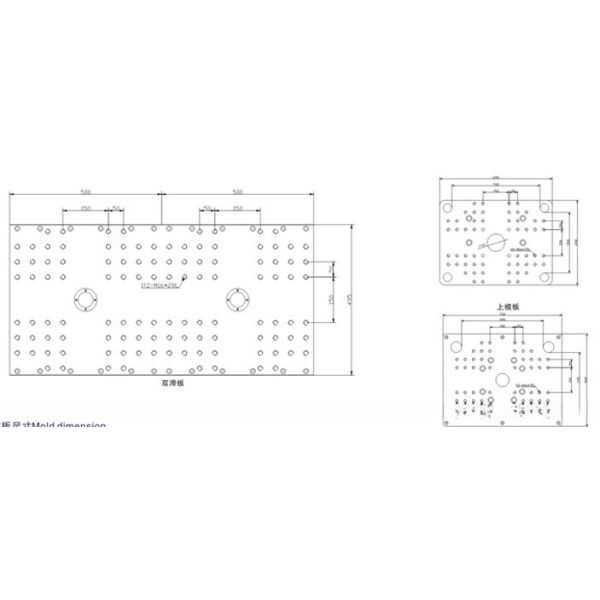 JTT-550DM Двойная сдвижная вертикальная пластиковая инжекционная литейная машина для обработки ABS/PP
