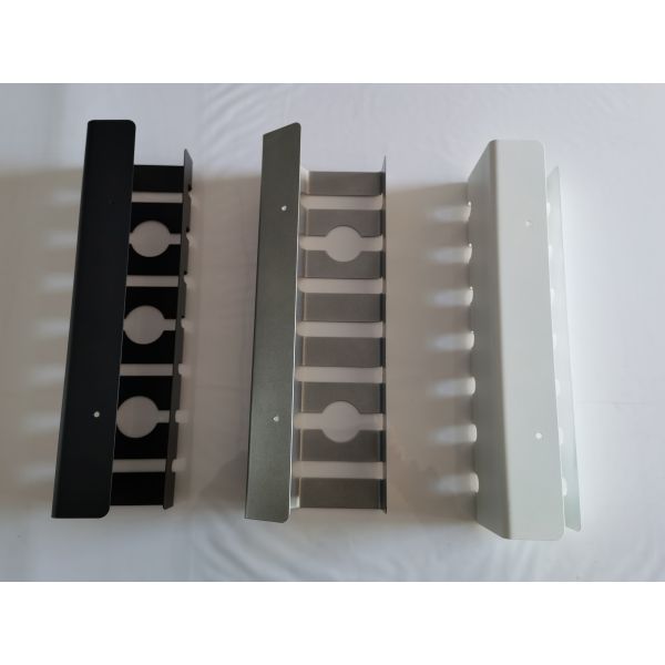 Домашний офис Столовой кабельный держатель 43 x 10 x 10 см с силовым покрытием из углеродистой стали