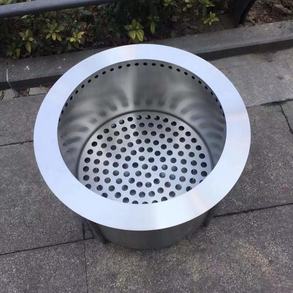 Rust Proof Portable Smokeless Stove 304 , 22 Inch Portable Stainless Steel Fire Pit