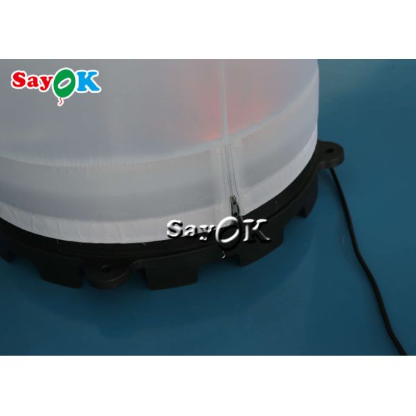 Wedding Inflatable Lighting Decoration Cone Column Custom Colors With Led Light