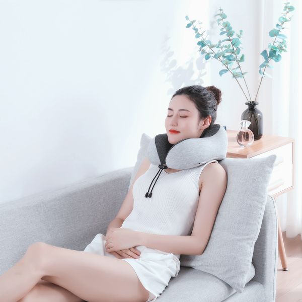 BCI Certified 3 in 1 Portable U Shape Neck Pillow Set with Eye Mask