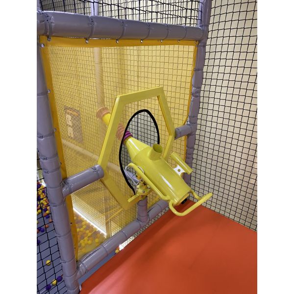 Indoor Ball Blaster Cannon for Kids with Sound Effects