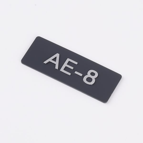 Packaging Printing Aluminum Metal Logos Durable and Personalized for Customization
