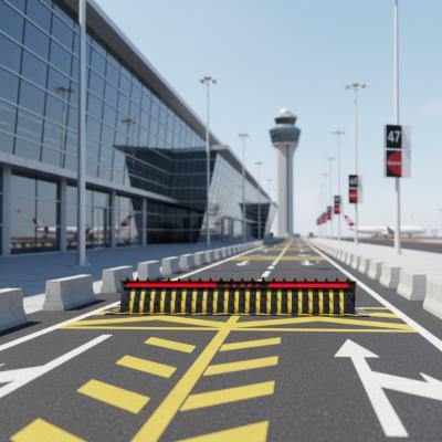 220-ton Capacity Road Blocker System with PLC Control and IP68 Waterproof for