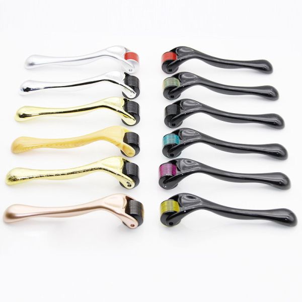 OEM/ODM customized brand .0mm Medical Grade Titanium Needles 1.5 Mm Derma Roller For Face 0.5mm