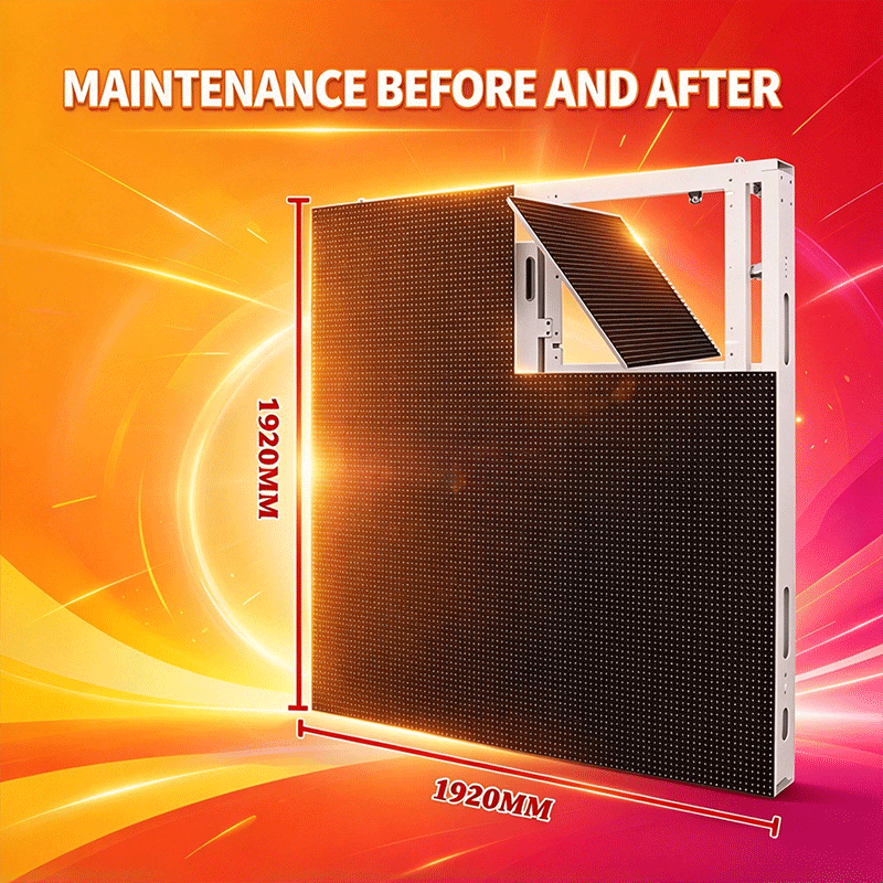 P8 Large Format Outdoor Fixed LED Screen 960x960mm Common Cathode
